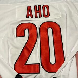 Canes Aho Hockey Jersey Brand New With Tag